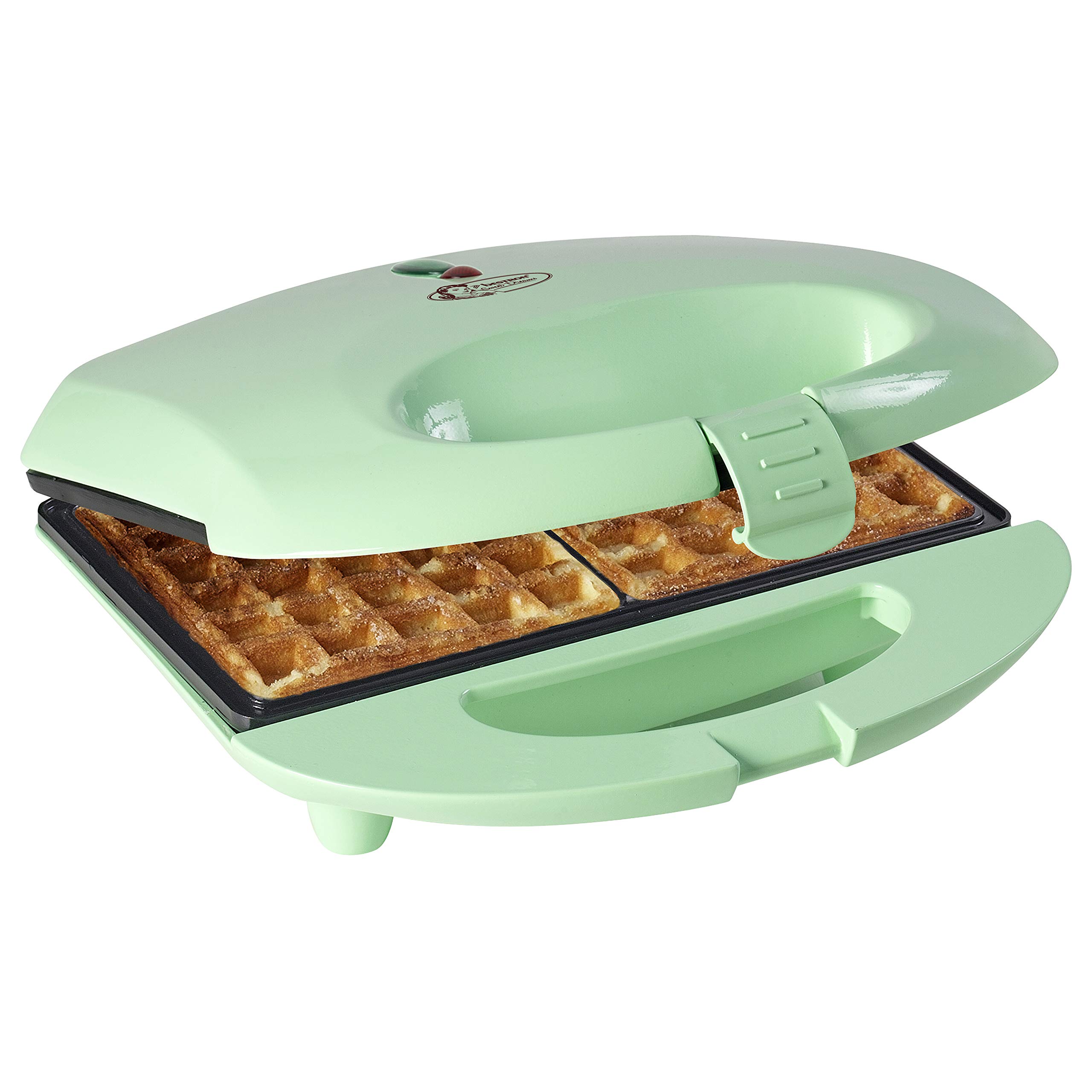 Best Belgian Waffle Maker with Non-Stick Plates & LED Indicator - 700W Sweet Dreams Collection (Green) - Perfect for Breakfast, Brunch & Family Gatherings