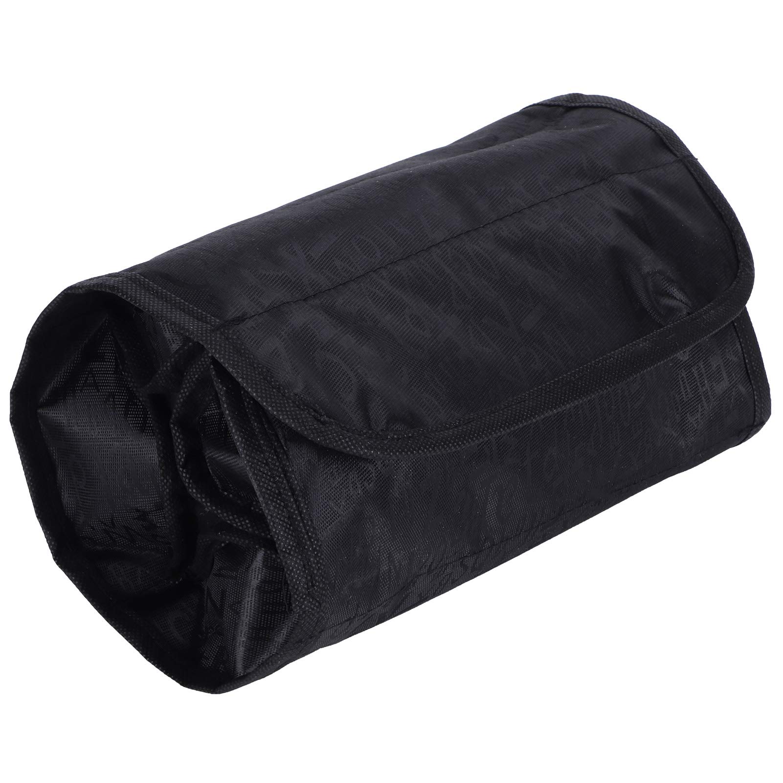 Portable Travel Makeup Bag for Women - Black Cosmetic Organizer | Washable & Durable for Travel & Daily Use