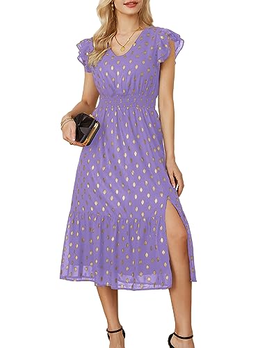 Lavender-gold Dots