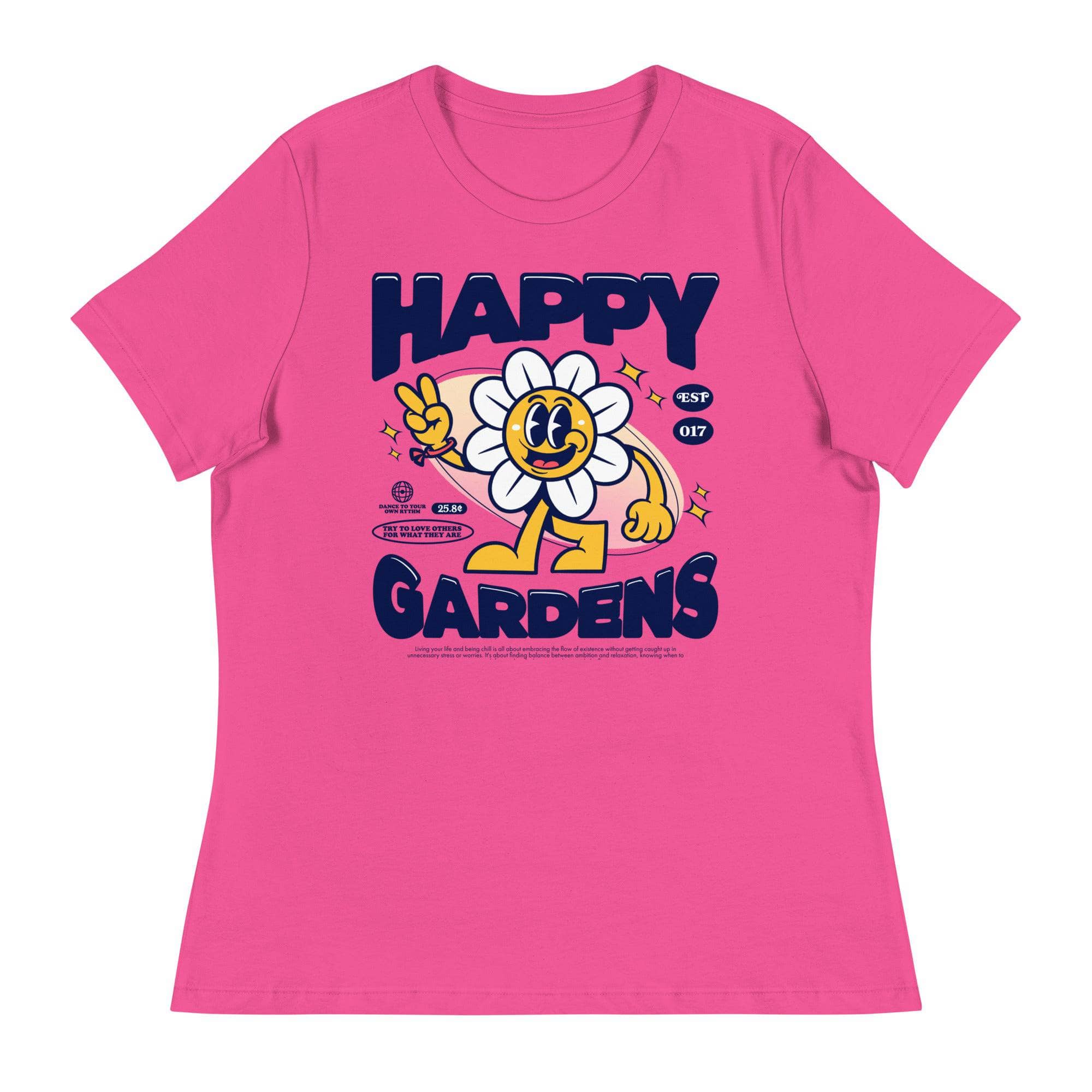 Happy Gardens Graphic T-Shirt - Comfortable Cotton Tee for Men & Women - Perfect for Casual Wear, Outdoors & Gardening