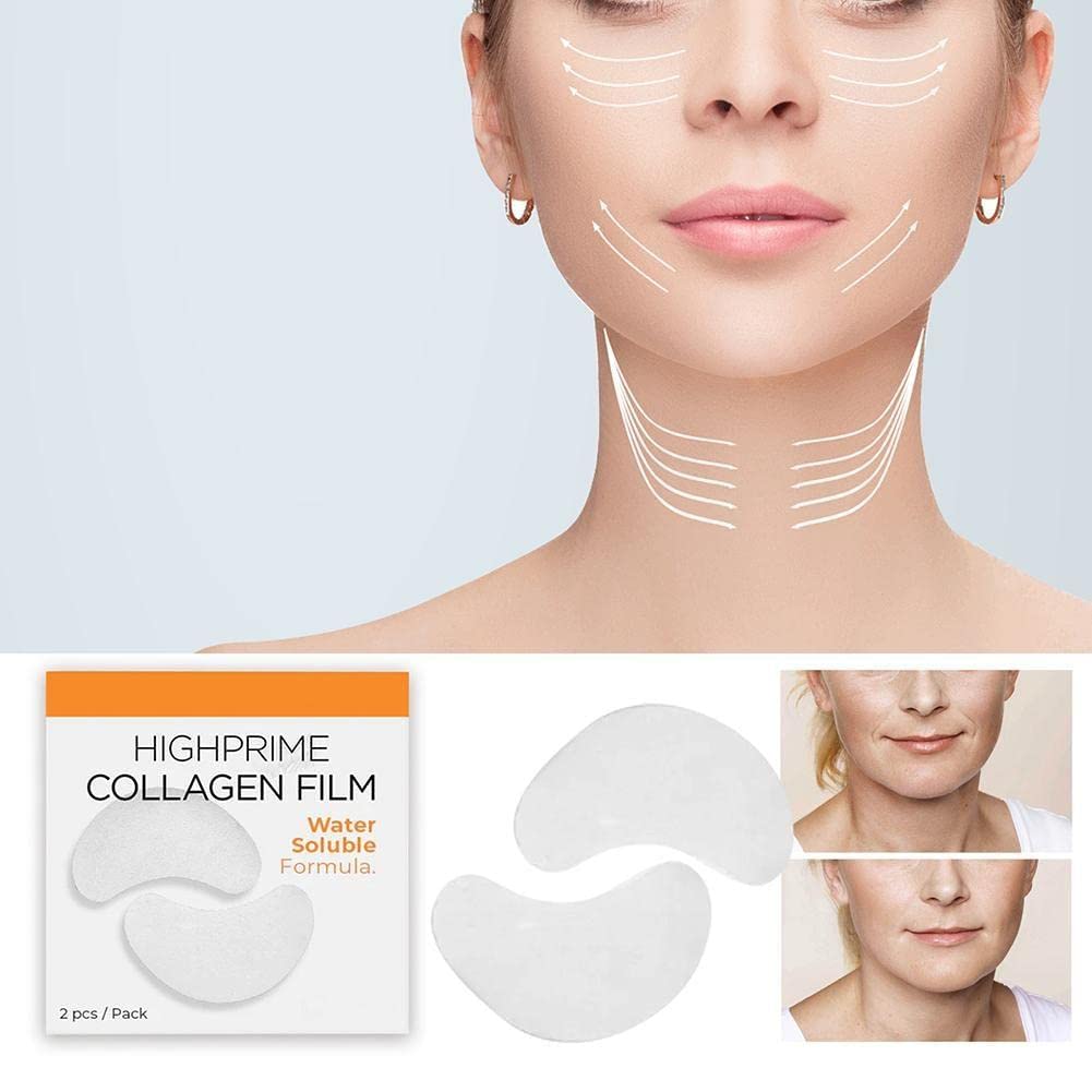 Highprime Soluble Eye Zone Mask - Dark Circle & Fine Lines Treatment - Korean Beauty Firming Mask for Puffy Eyes & Anti-Aging Skincare | Perfect for Night Routine & Travel