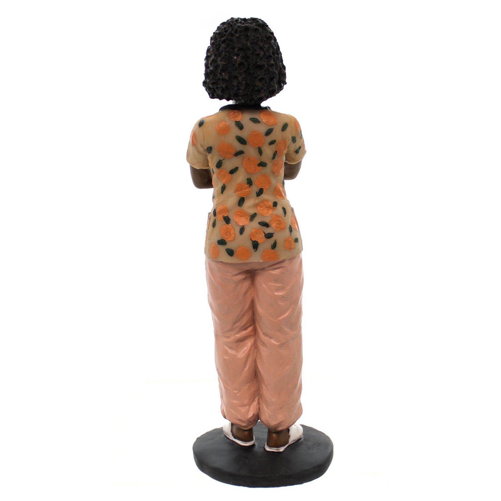 Ebony Treasures Professional Black Female Nurse Collectible Figurine - 8.5 Inch Tall Handcrafted Statue for Home Decor, Office Display & Gift for Medical Professionals