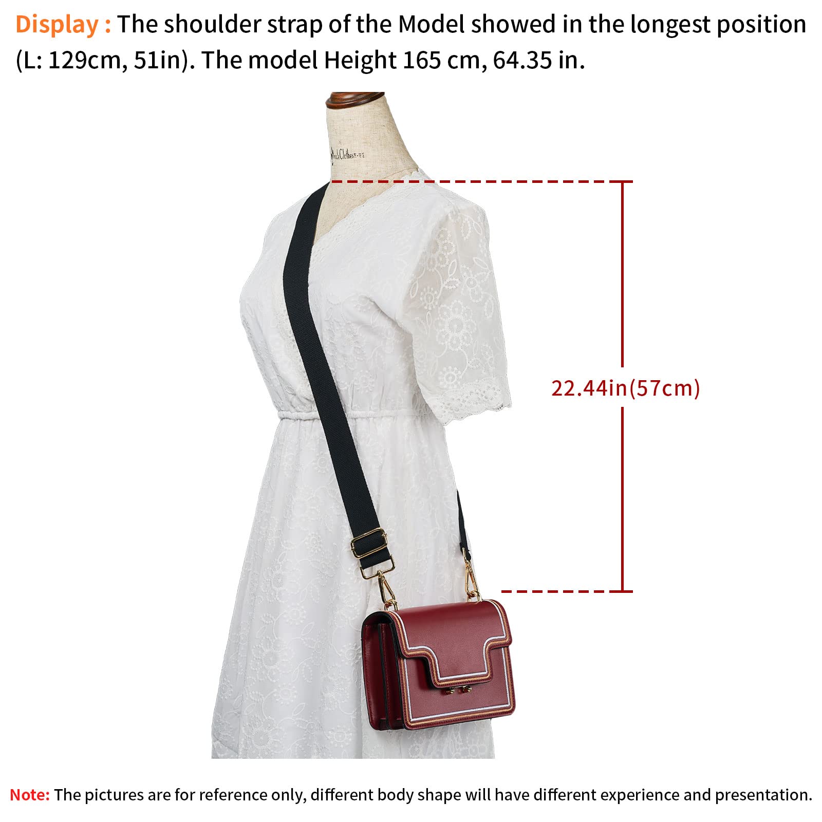 Adjustable Canvas Crossbody Bag Strap - Wide Shoulder Purse Replacement Belt for Women - Perfect for Travel, Shopping & Everyday Use
