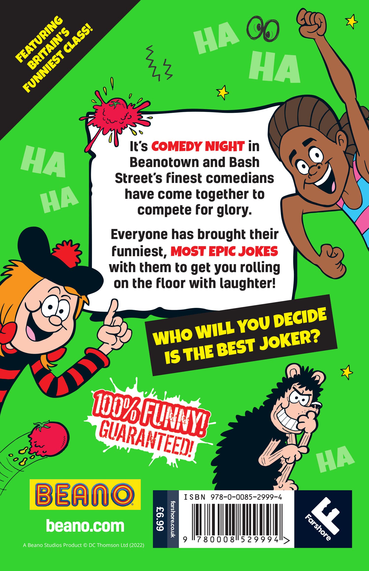 Beano Joke Book: Hilarious Brand-New Joke Collection for Kids Ages 7-11 | Perfect Gift for Beano Fans | Family Fun & Party Entertainment