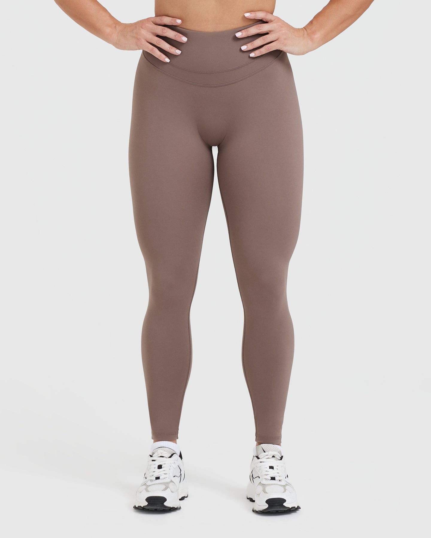 High Waisted Leggings for Women - Cool Brown Yoga Pants with Tummy Control | Perfect for Workouts, Yoga & Everyday Comfort