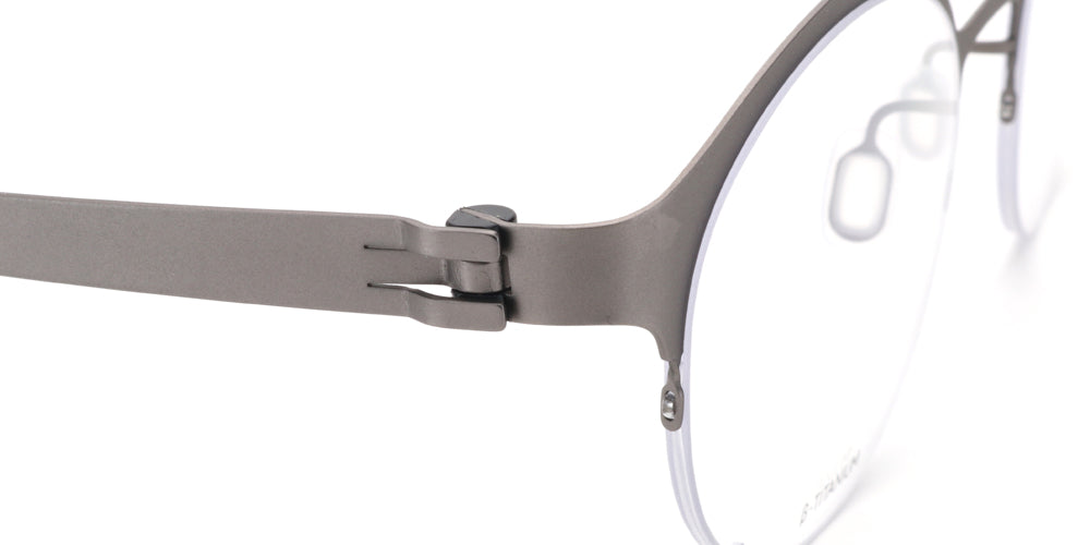 JINS Design Project x Alberto Meda 290 96 - Lightweight Titanium Eyeglass Frames for Men & Women | Perfect for Office, Reading & Daily Wear