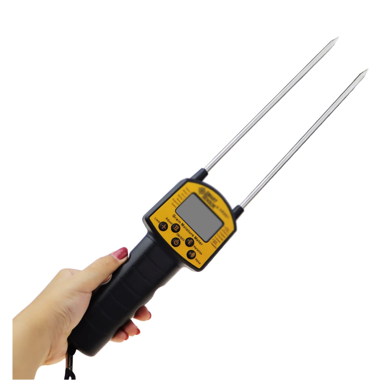 Digital Grain Moisture Meter - Accurate Hygrometer for Corn, Wheat, Rice, Beans, Wheat Flour & Seeds | Perfect for Agriculture, Food Storage & Quality Control