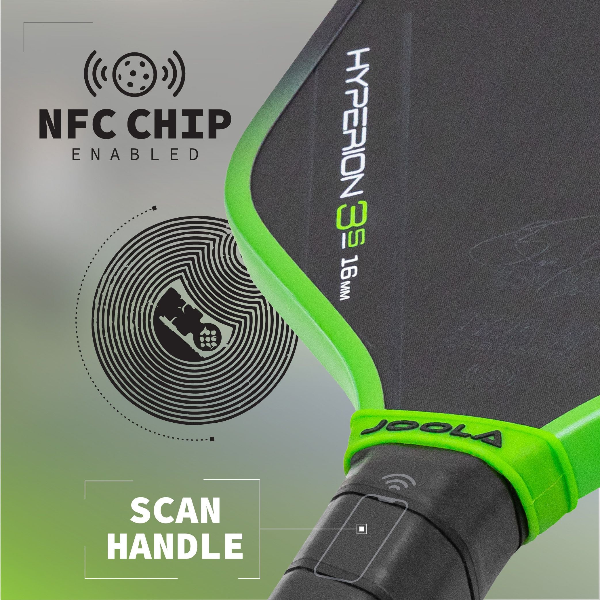 JOOLA Ben Johns Hyperion 3S Pickleball Paddle - Premium Carbon Fiber Surface for Power & Control - Perfect for Tournament Play & Competitive Pickleball Games