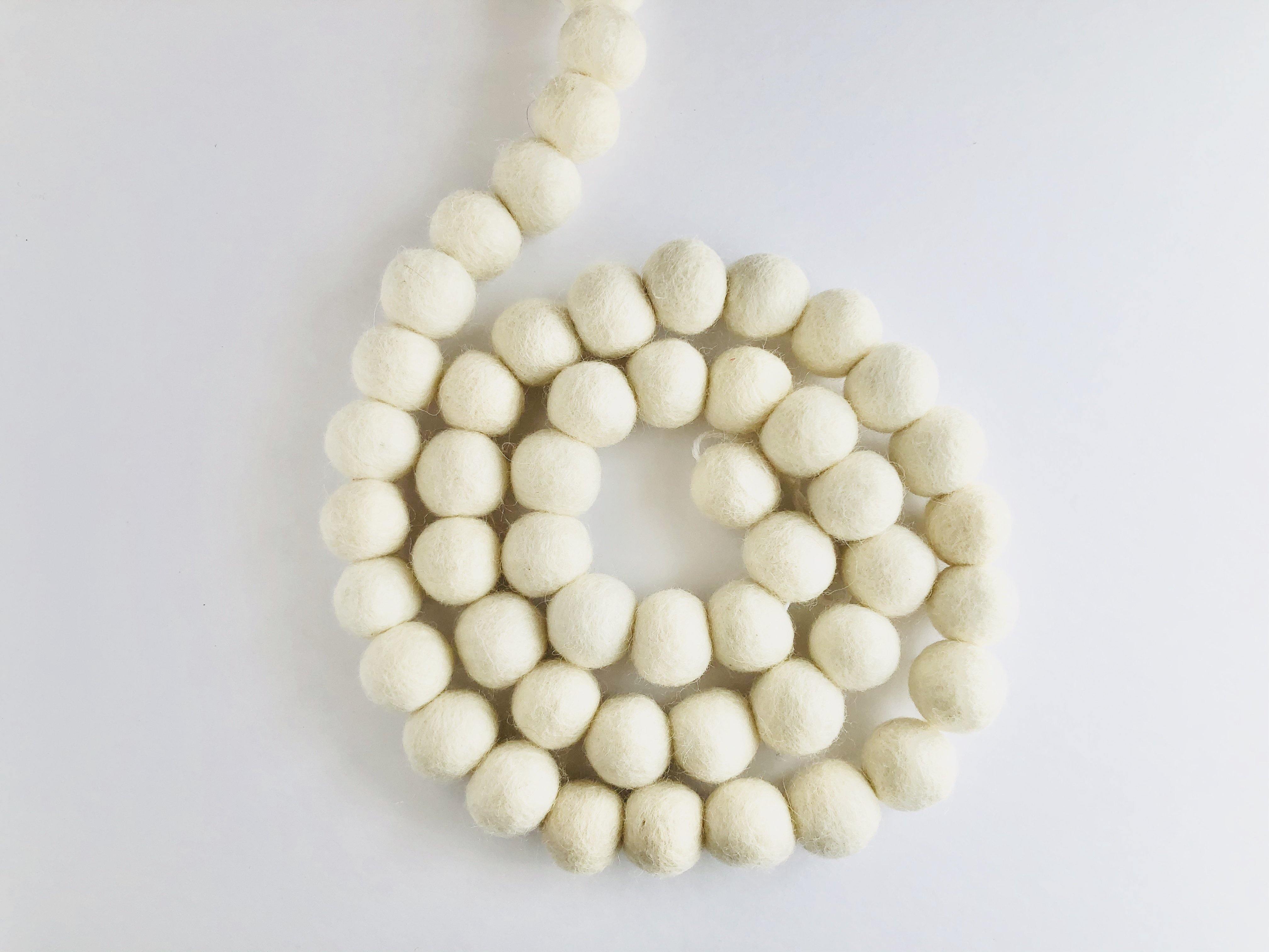 Premium Solid White Christmas Garland - 6FT Artificial Pine Garland for Holiday Decor, Tree Wreaths, Fireplace Mantel & Home Decoration