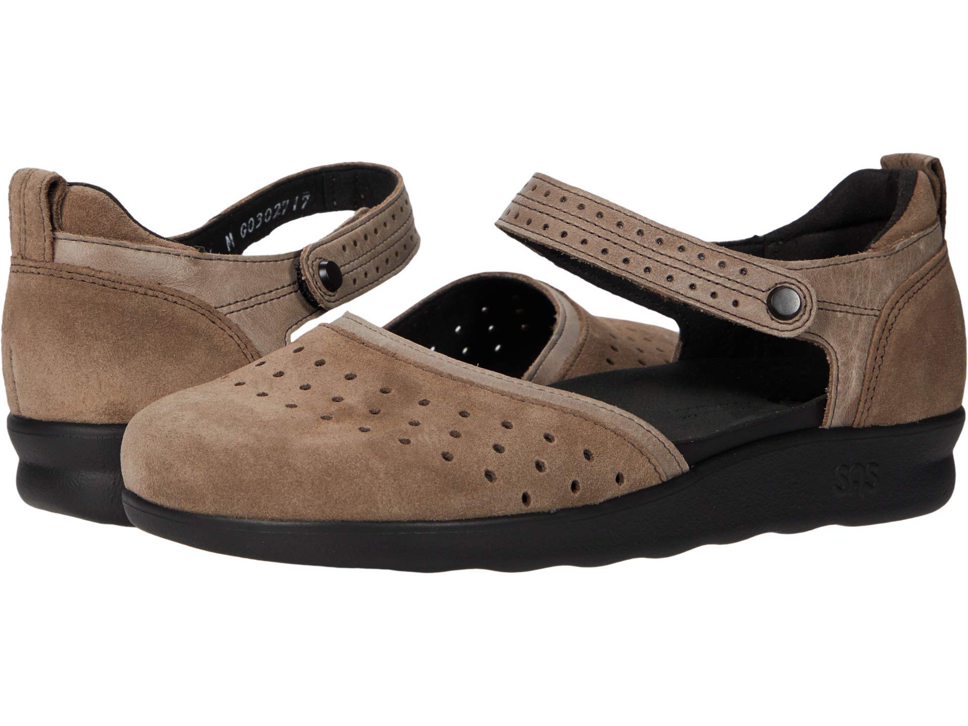 SAS Eden Comfort Mary Jane Shoes for Women - Wide Width (6W) - Soft Leather & Cushioned Support - Perfect for Work, Walking & Everyday Comfort