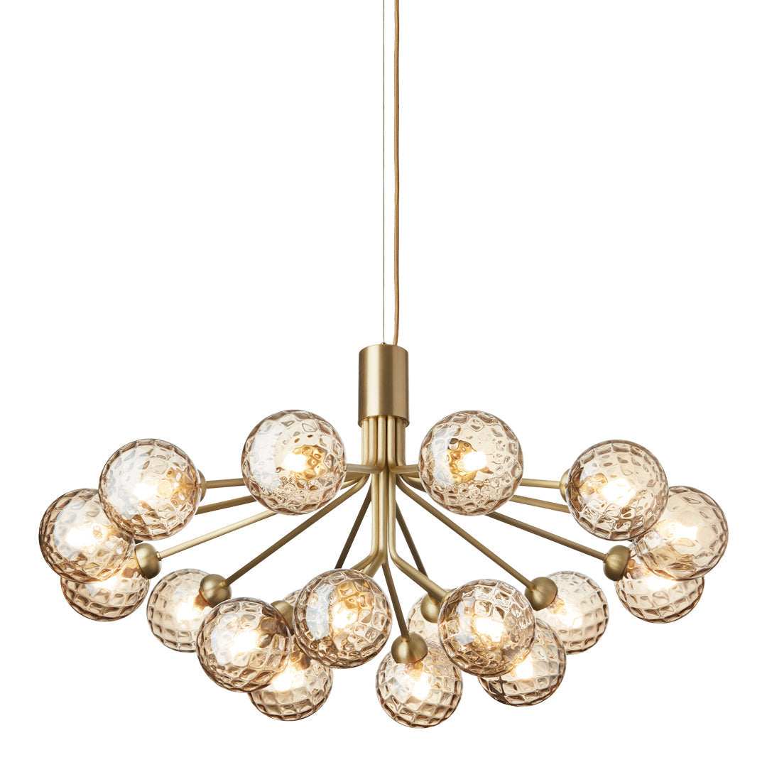 Apiales 18-Light Crystal Chandelier - Elegant Dining Room Lighting Fixture for Home Decor & Luxury Interior Design