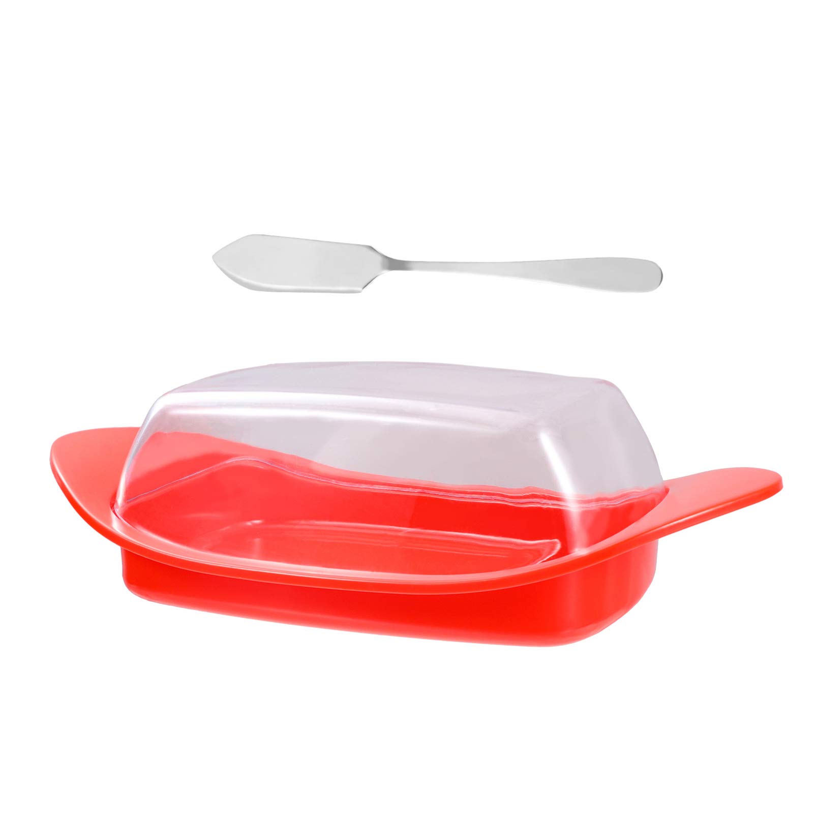 DOITOOL Butter Storage Container with Lid - Airtight Butter Dish for Freshness, Cheese Keeper & Butter Crisper - Ideal for Kitchen, Dining, and Refrigerator Organization