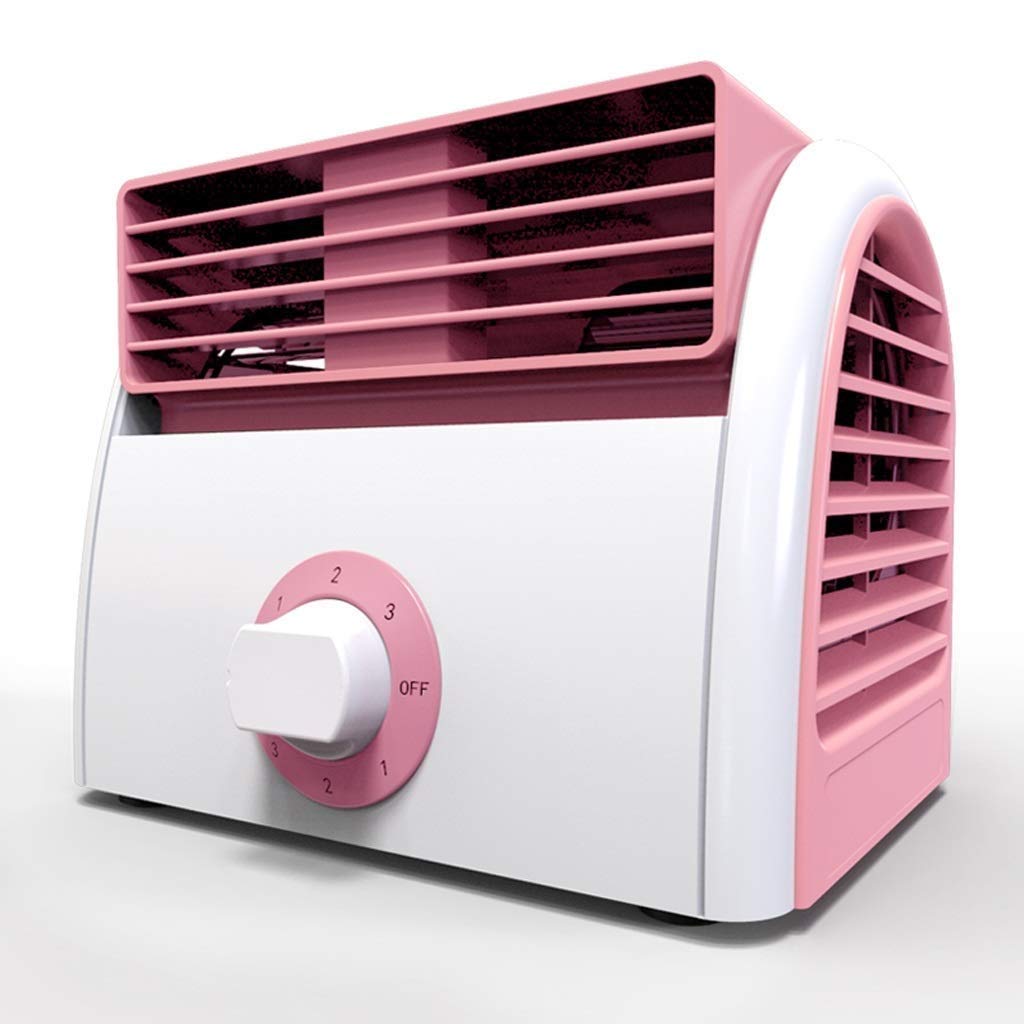 Portable Air Conditioner Fan - Personal Space Cooler, Mini Desktop Fan with Quiet Operation, Evaporative Air Circulator & Humidifier - Bladeless Cooling for Office, Dorm, Room, Bedroom & Home Use