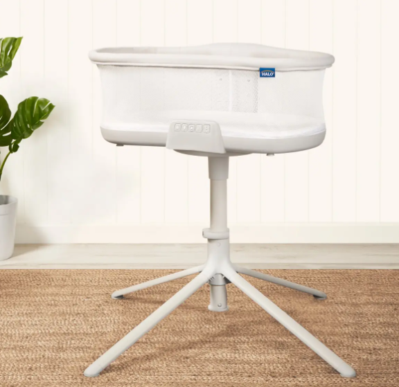 Halo BassiNest 3.0S Swivel Sleeper - Portable Baby Bassinet with Soothing Motion & Nightlight for Newborns | Perfect for Nursery, Bedside Co-Sleeping & Travel