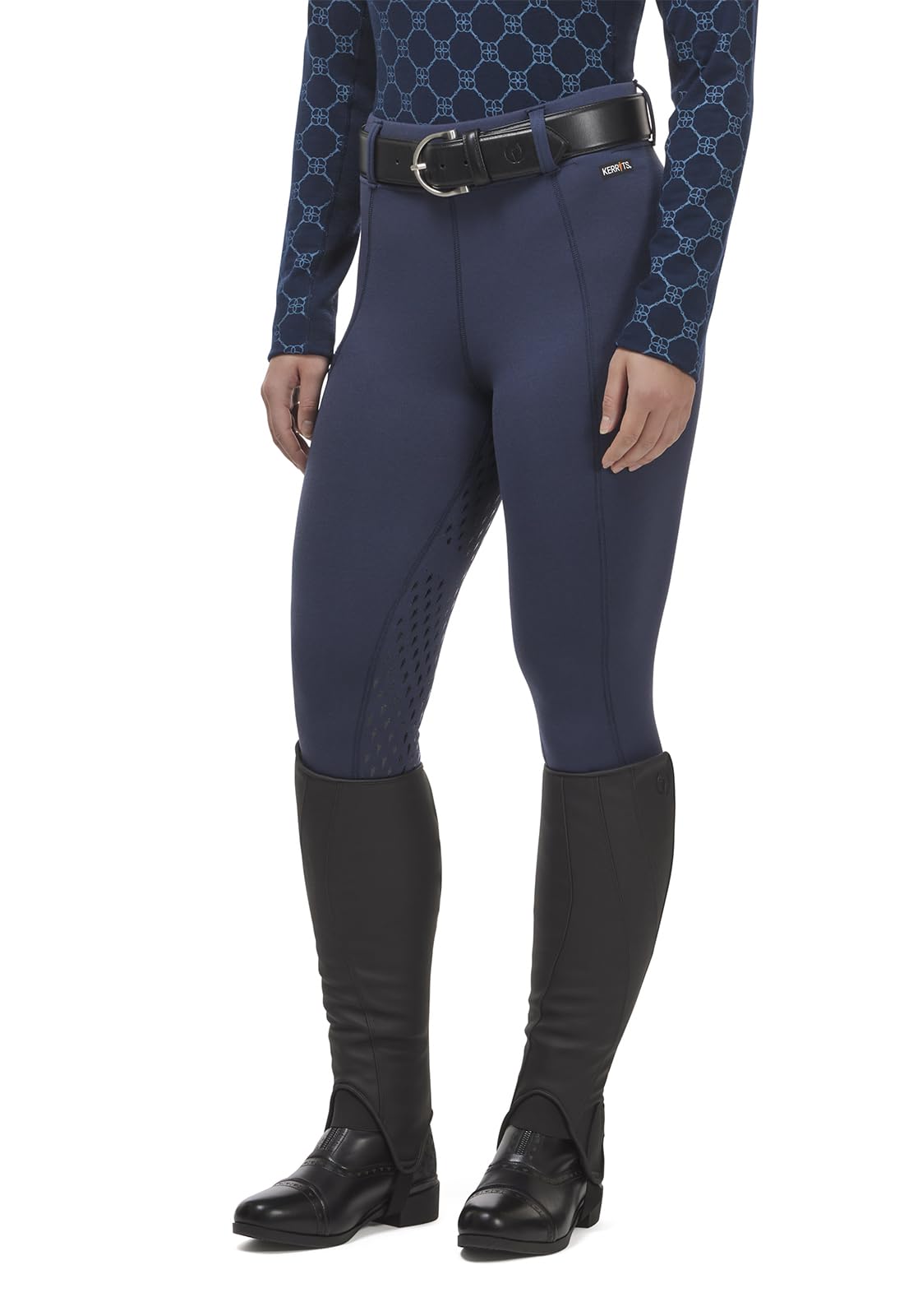 Kerrits Power Stretch Full Seat Tight - Women's Equestrian Riding Pants for Horseback Riding, Training & Competition - Breathable & Flexible Equestrian Breeches