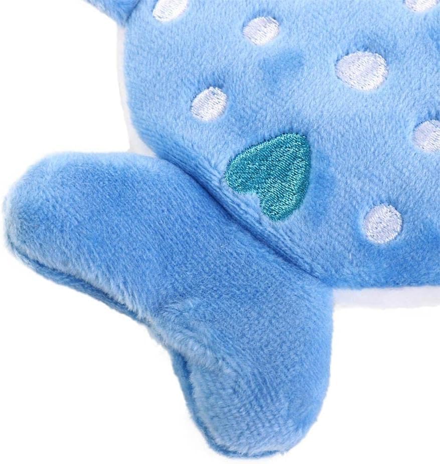 Adorable Blue Shark Plush Wallet for Women - Cute Cartoon Coin Purse, Cosmetic Bag & Key Holder with Zipper | Perfect for Everyday Use, Travel & Gift Giving