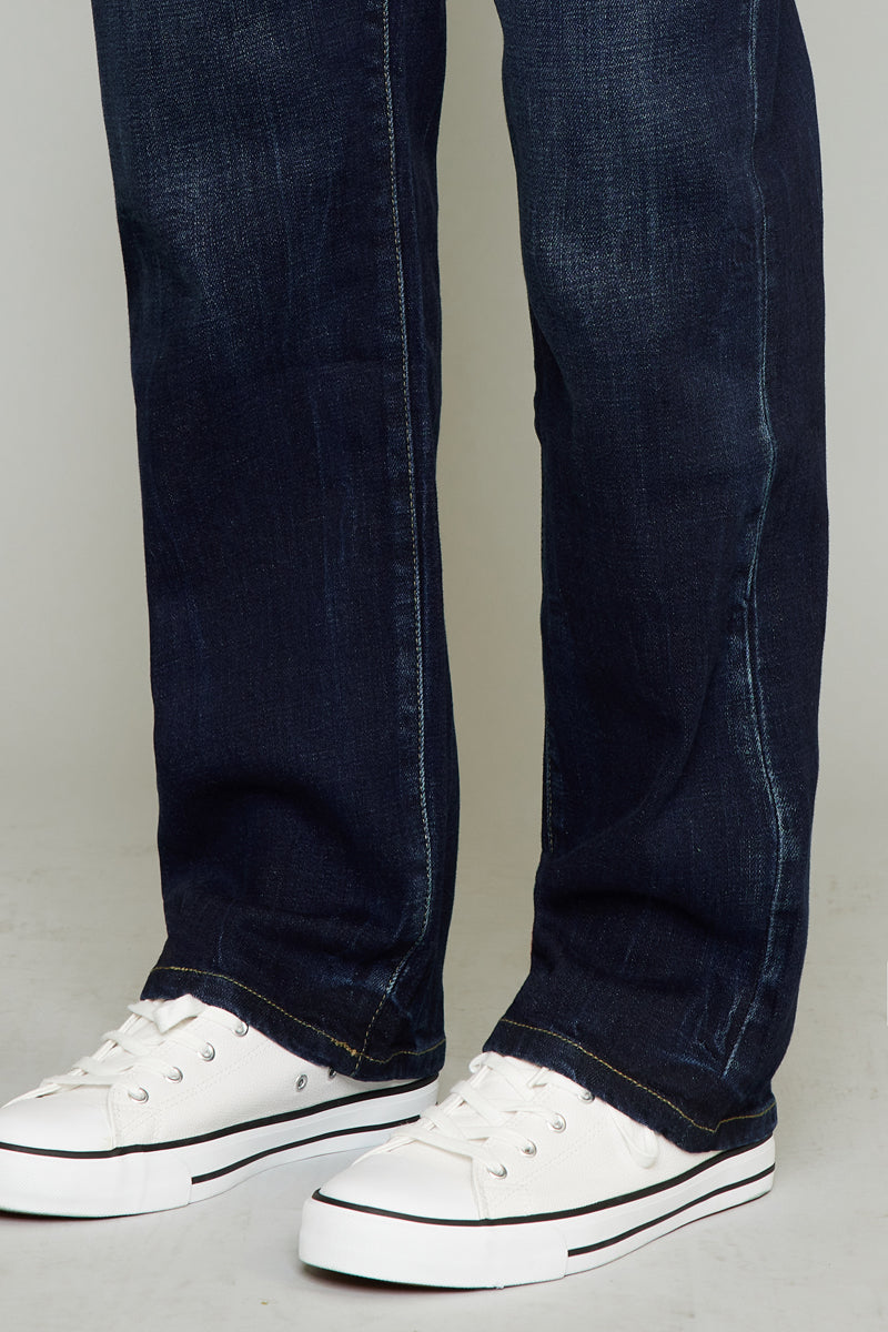 Joey Dark Straight Jeans for Men - Classic Slim Fit Denim Pants | Perfect for Casual Wear, Office & Night Out
