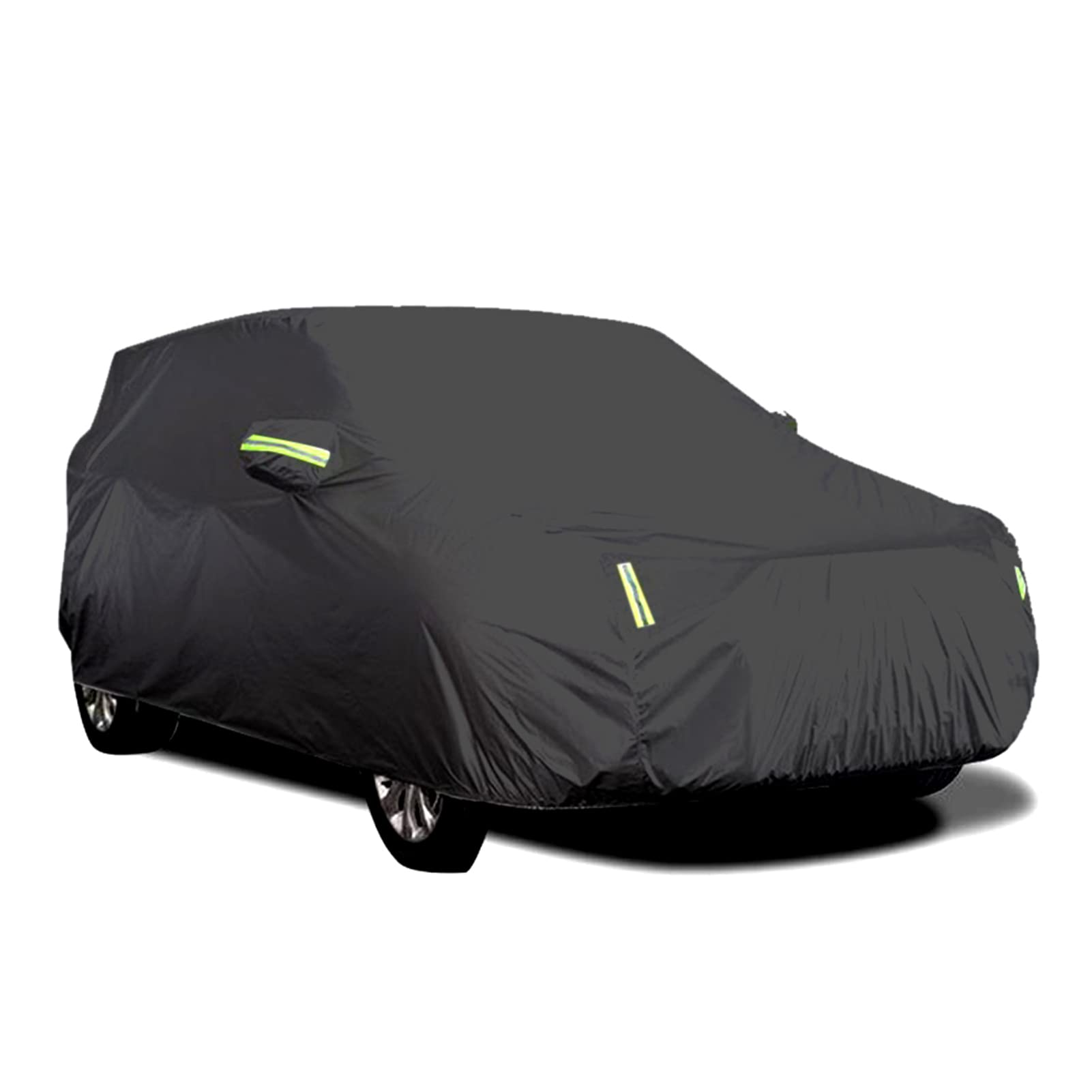 Shkalacar Full Car Cover with Reflective Strips - UV Protection, Waterproof, Dustproof, Scratch-Resistant Cover for SUV, 4X4 & Business Vehicles | Perfect for Outdoor Parking, Sun Protection & Long-Term Storage