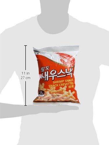 Paldo Shrimp Chips - Korean Style Crispy Shrimp Flavored Snacks - Perfect for Parties, Movie Nights & Asian Food Lovers