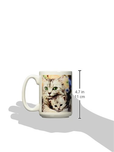 3D Printed Cat Mug - Funny Coffee Cup with Cute Cat Design - Perfect for Tea, Coffee & Hot Chocolate Lovers - Great Gift for Cat Lovers & Office Use