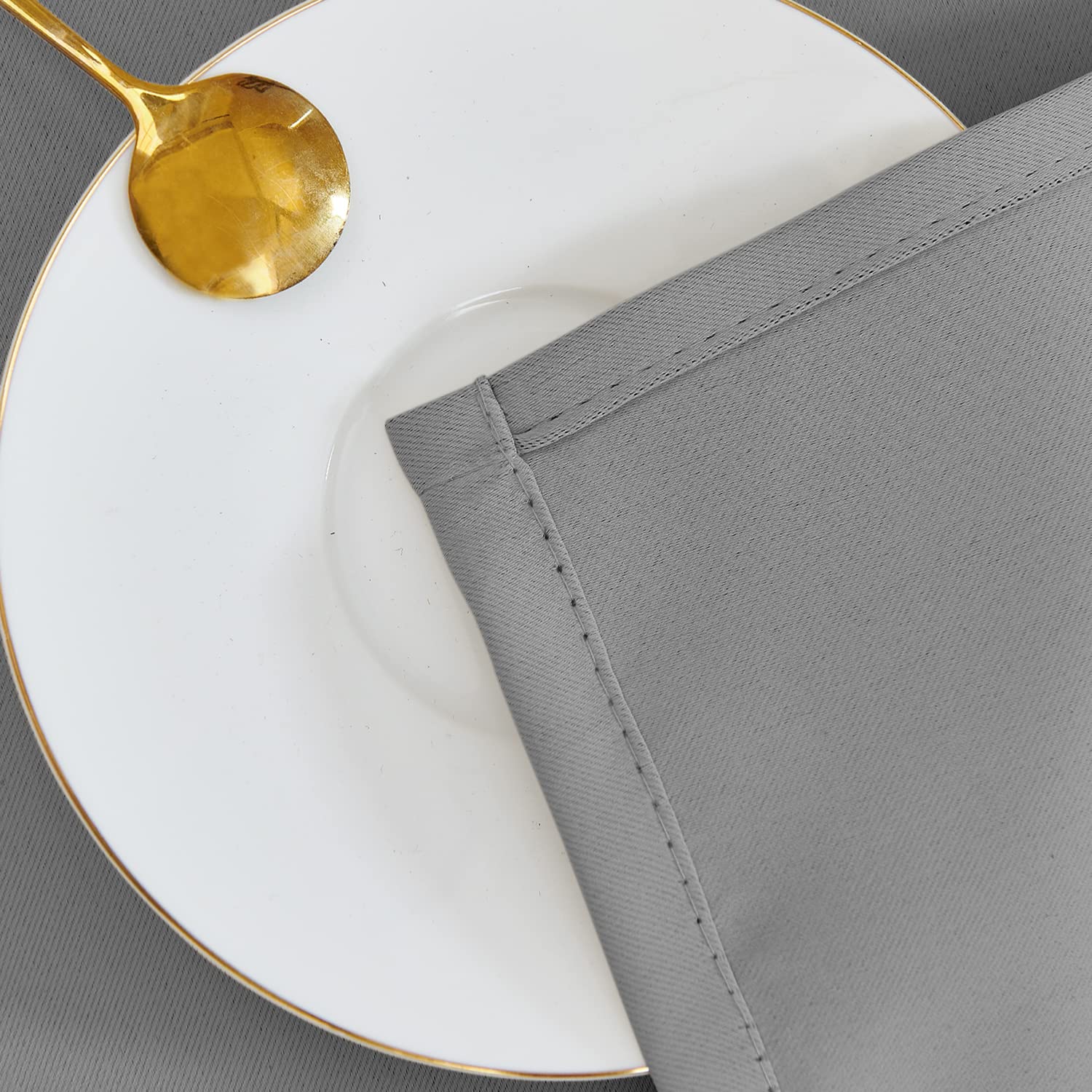 Thermal Insulated Blackout Kitchen Curtains 36 Inch - Grey Cafe Curtains for Living Room, Bedroom, Basement - Half Window Drapes Set of 2 Panels - Perfect for Privacy, Light Control & Energy Efficiency