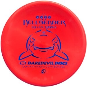 Daredevil Disc Golf Hellbender Killer Whale (GP) Putter - Premium Golf Disc for Putting Practice & Tournament Play