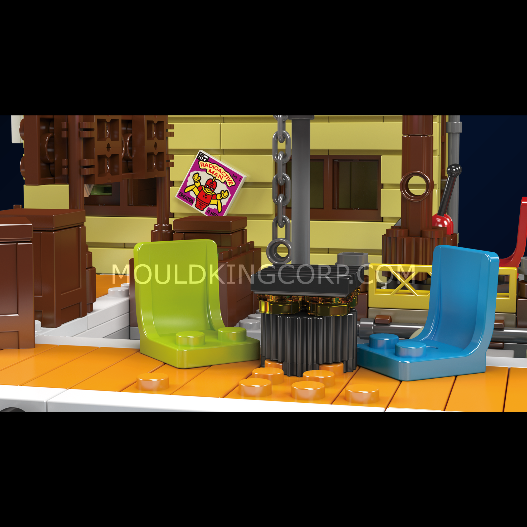 Mould King 10109 Dockside Loading and Unloading Building Block Set - 821 PCS Construction Toy for Kids & Adults | Perfect for Creative Play, STEM Learning, and Collectors Display