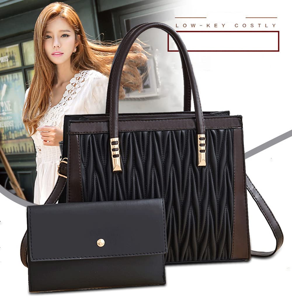 Stylish Women's Leather Handbag - Fashionable Crossbody Shoulder Bag & Messenger Purse with Pockets - Perfect for Work, Travel, and Everyday Use