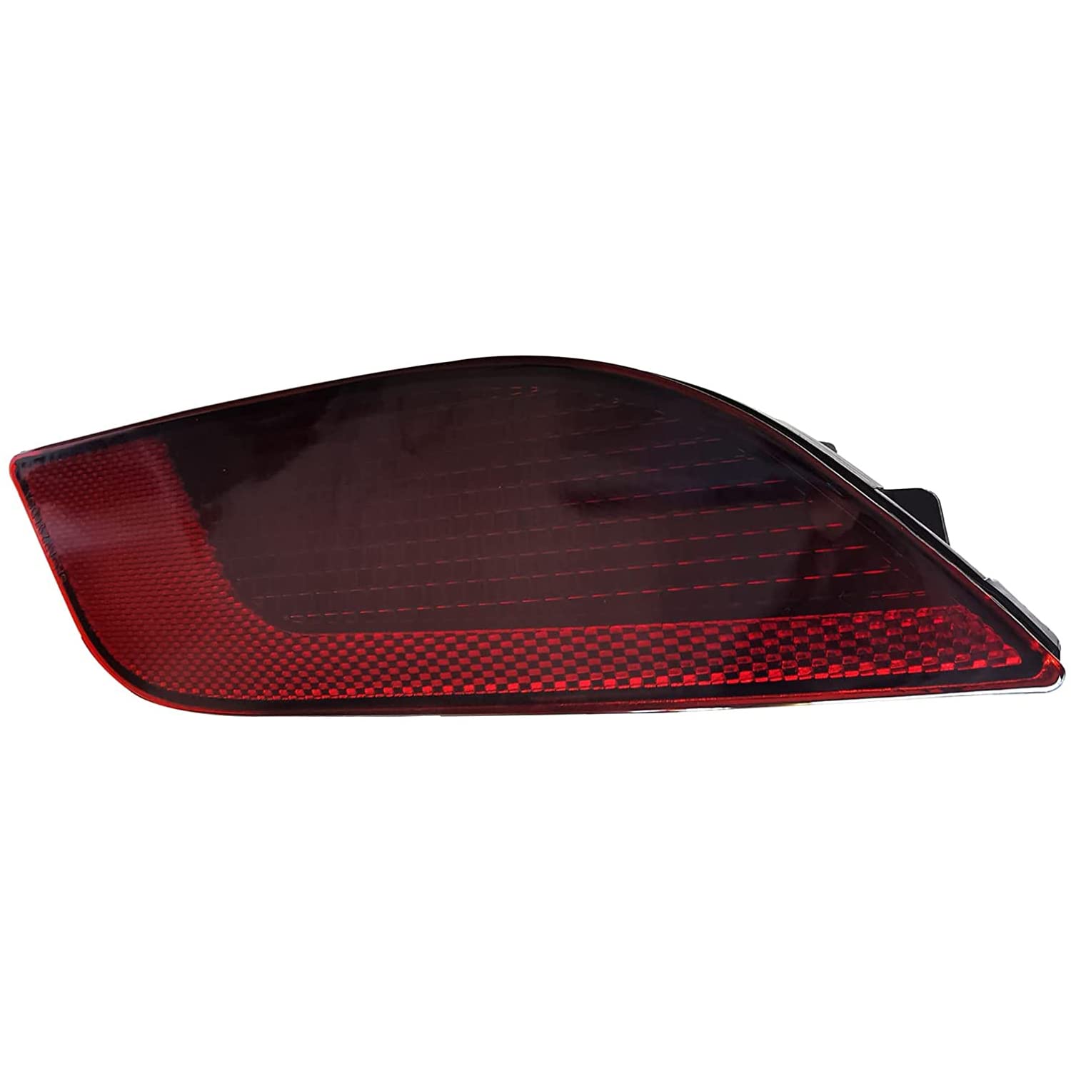 GSRECY Replacement Rear Bumper Trim Reflector Light Assembly - Red Right Side Compatible with Jeep Compass 2017-2021 Models | Perfect for Night Driving Safety & Off-Road Adventures