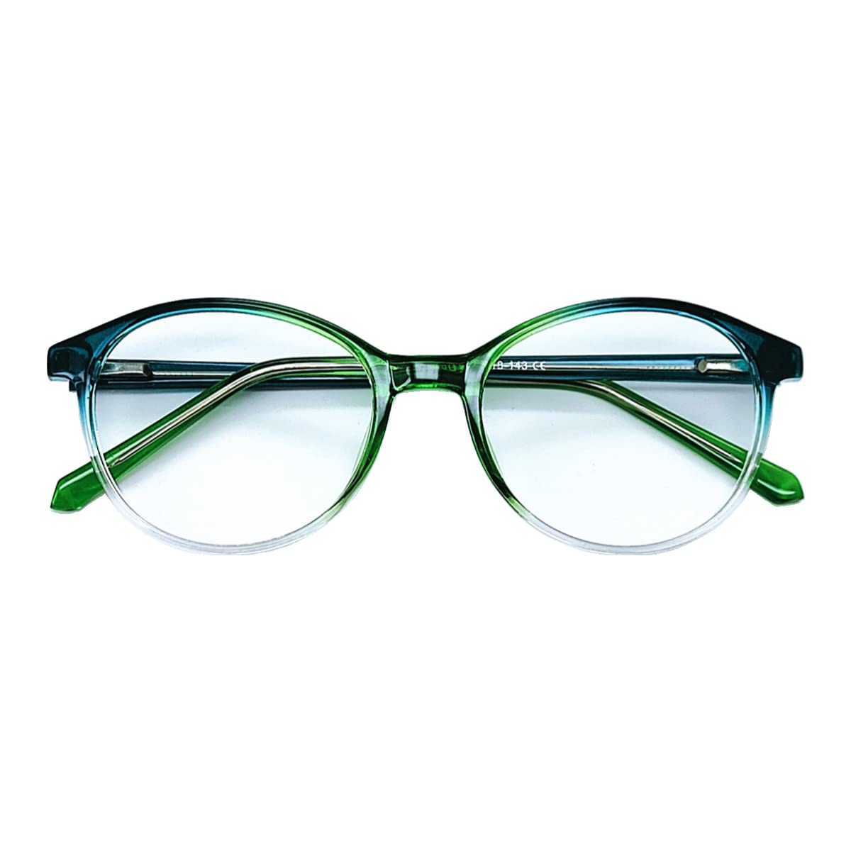 Blue Light Blocking Glasses for Women & Men - Round Reading & Magnification Eyewear with Spring Hinge - Reduce Eye Strain & Headaches - Perfect for Computer Work, Gaming & Night Reading