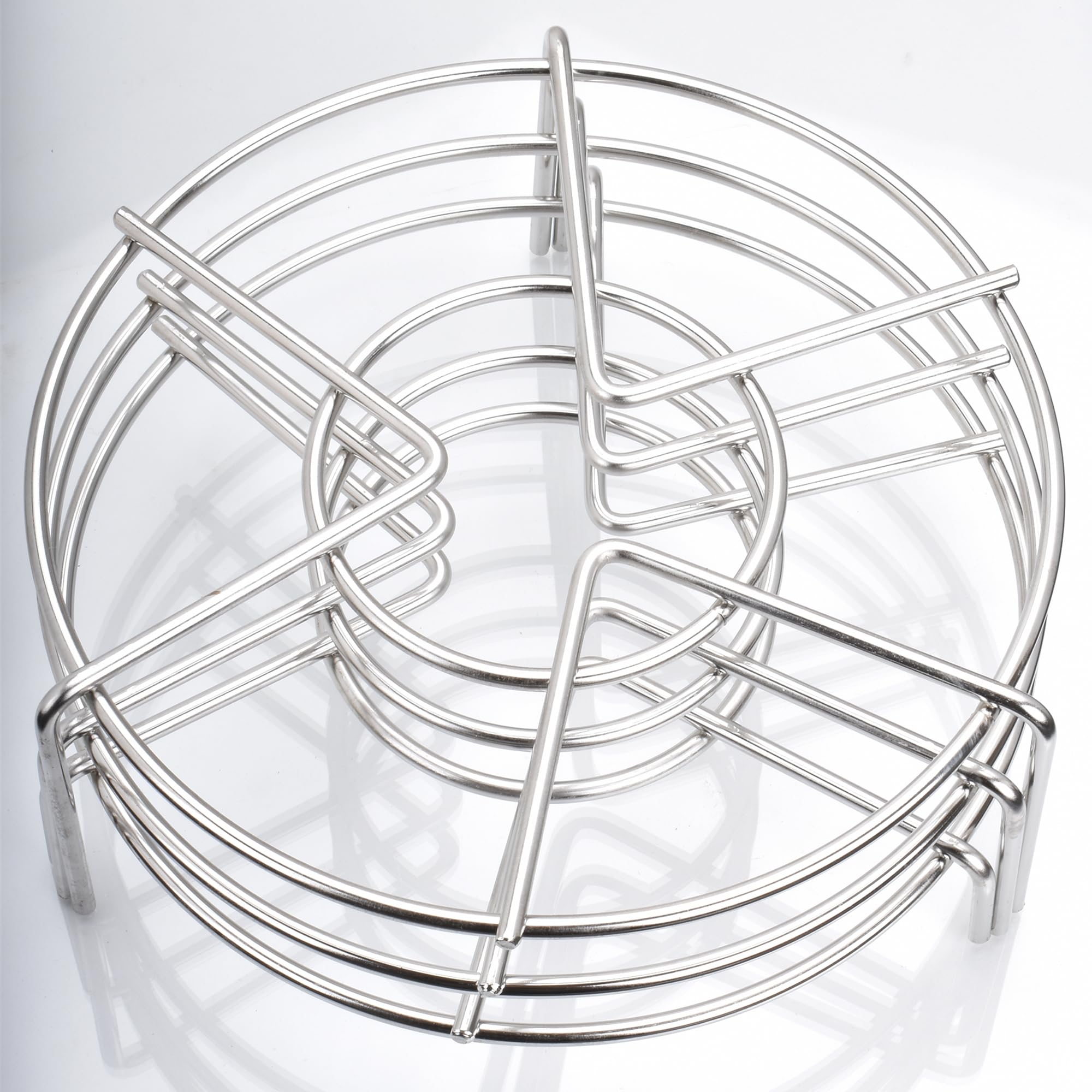 7-Inch Stainless Steel Steaming Rack Trivet for Instant Pot & Electric Pressure Cookers - 3-Pack - Perfect for Steaming Vegetables, Seafood & Reheating Food Safely