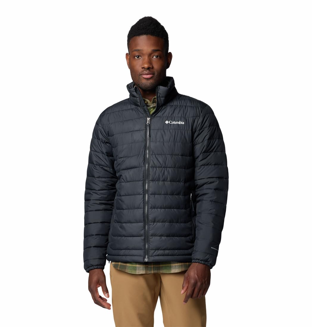 Columbia Men's Powder Lite II Jacket – Lightweight Insulated Winter Jacket for Skiing, Hiking & Outdoor Activities – Water-Resistant & Warm Cold Weather Coat