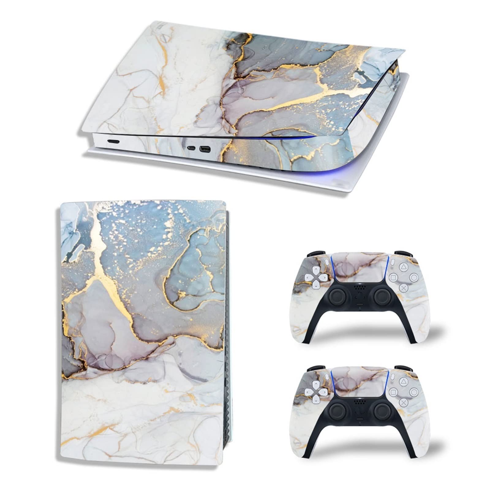 Anime Console Vinyl Skin Decal for PS5 Digital Edition - Scratch-Resistant Protective Cover for 2 Controllers, Bubble-Free Application (73592) - Perfect for Gaming Enthusiasts and Anime Fans