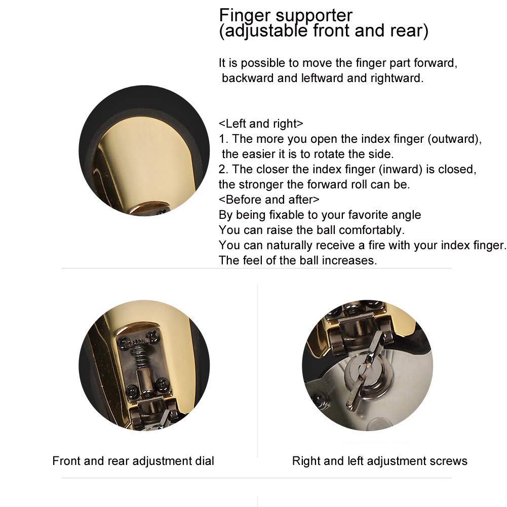 ABS ROBOWRIST Gold Finger Right Hand Bowling Wrist Support Brace - Medium Size for Enhanced Grip & Stability - Perfect for Professional & Recreational Bowling Players