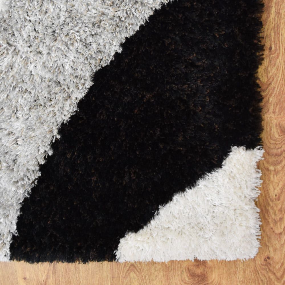Chromatic Hand Tufted Area Rug - Soft Modern Boho Rug for Living Room, Bedroom & Nursery | Non-Slip Durable Home Decor