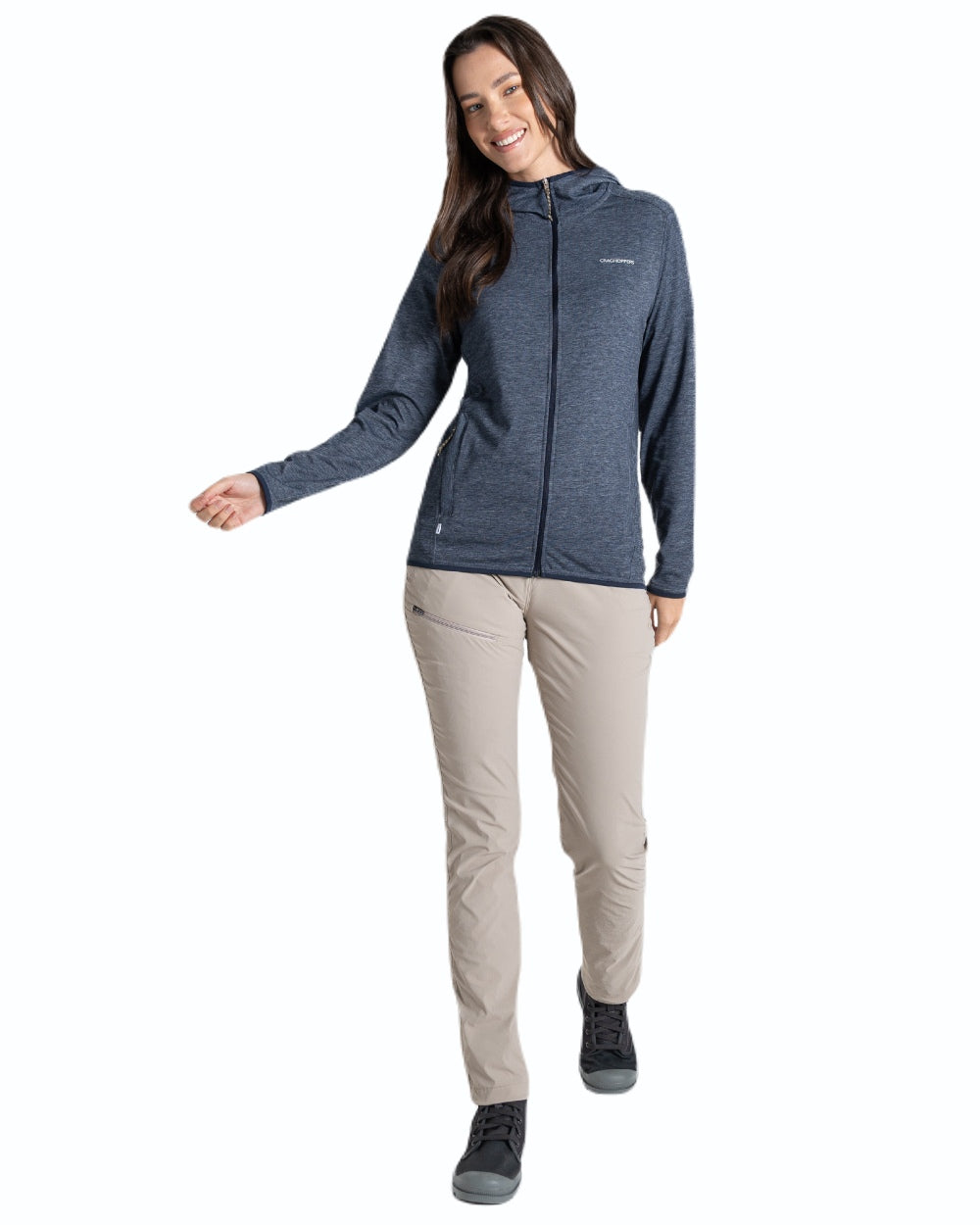 Craghoppers Women's NosiLife Pro Trousers III - Insect Repellent Hiking Pants for Outdoor Adventures & Travel