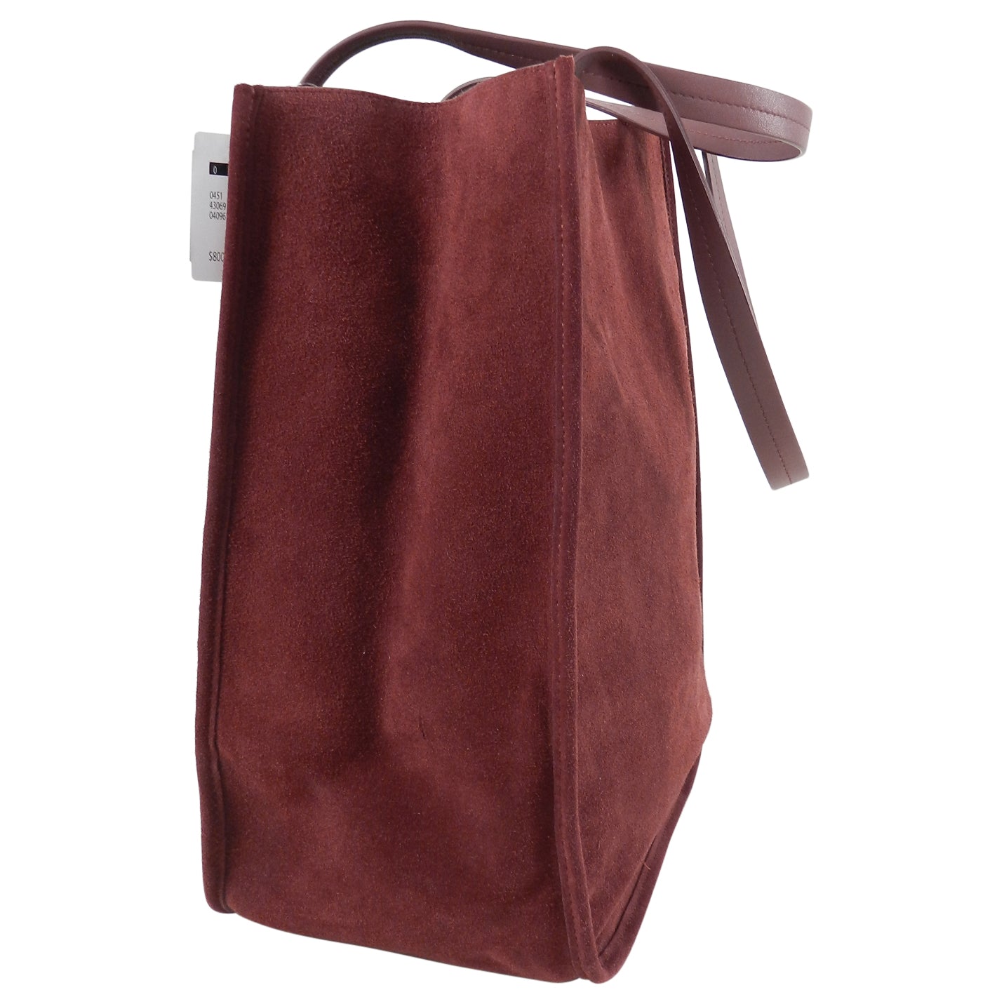Derek Lam 10 Crosby Burgundy Suede Tote Bag for Women - Luxurious Leather Handbag for Work, Travel & Everyday Use