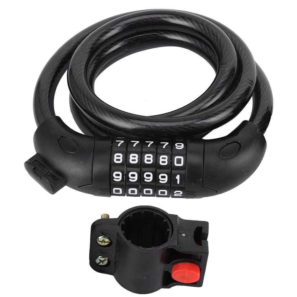 iFCOW Bike Strip Lock - Portable & Anti-Theft Security Cable for Electric & Mountain Bicycles with Combination Code | Perfect for Urban Commuting, Campus Security & Outdoor Cycling Adventures