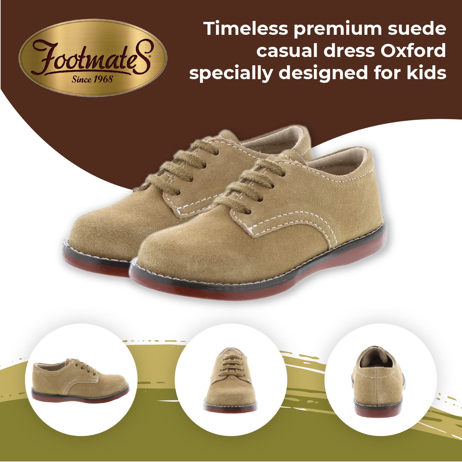FOOTMATES Bucky 2 Boys' Sneakers - Lightweight Athletic Shoes for Toddler & Little Kids - Perfect for Running, Playground & Everyday Wear