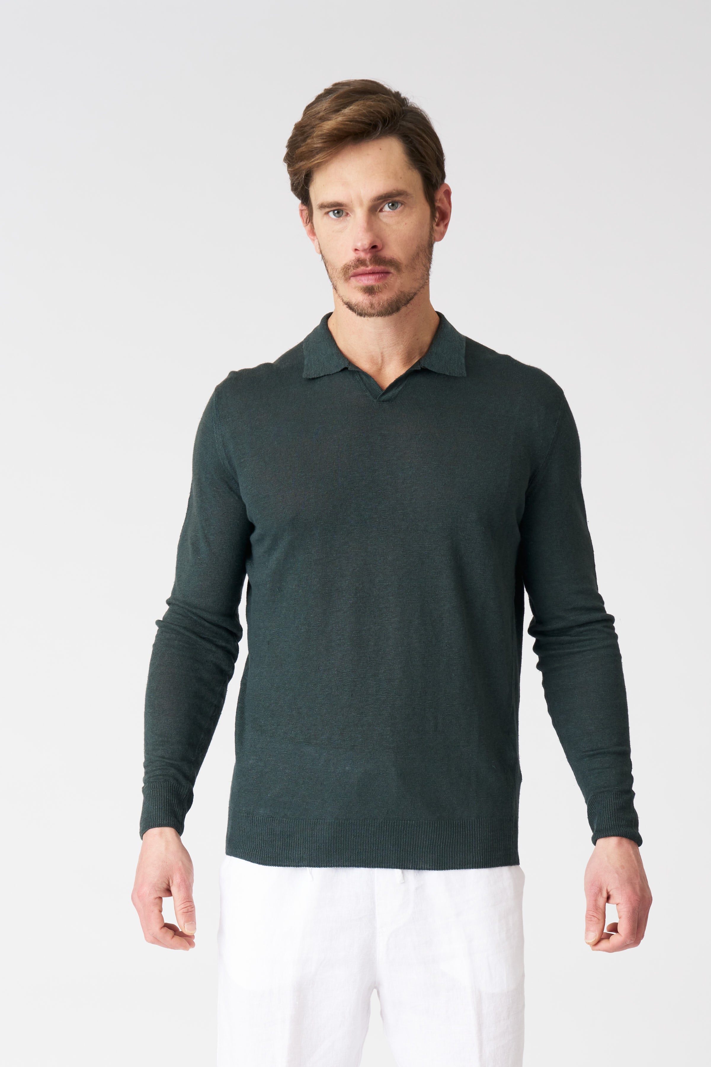 Stylish Women's Collar Sweater - Cozy Knit Pullover for Fall & Winter - Perfect for Office, Casual Outfits & Layering