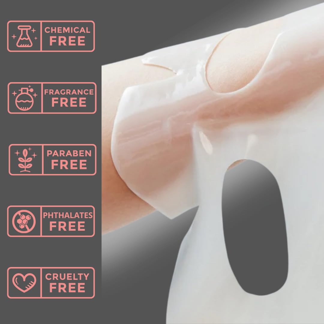 ERASE Pro-Collagen Hydrating Face Mask for Women & Men | Overnight Collagen Treatment | Korean Skincare Biocollagen Sheet Mask | Deep Moisturizing Facial Care | Perfect for Night Routine, Spa Day & Travel Skincare