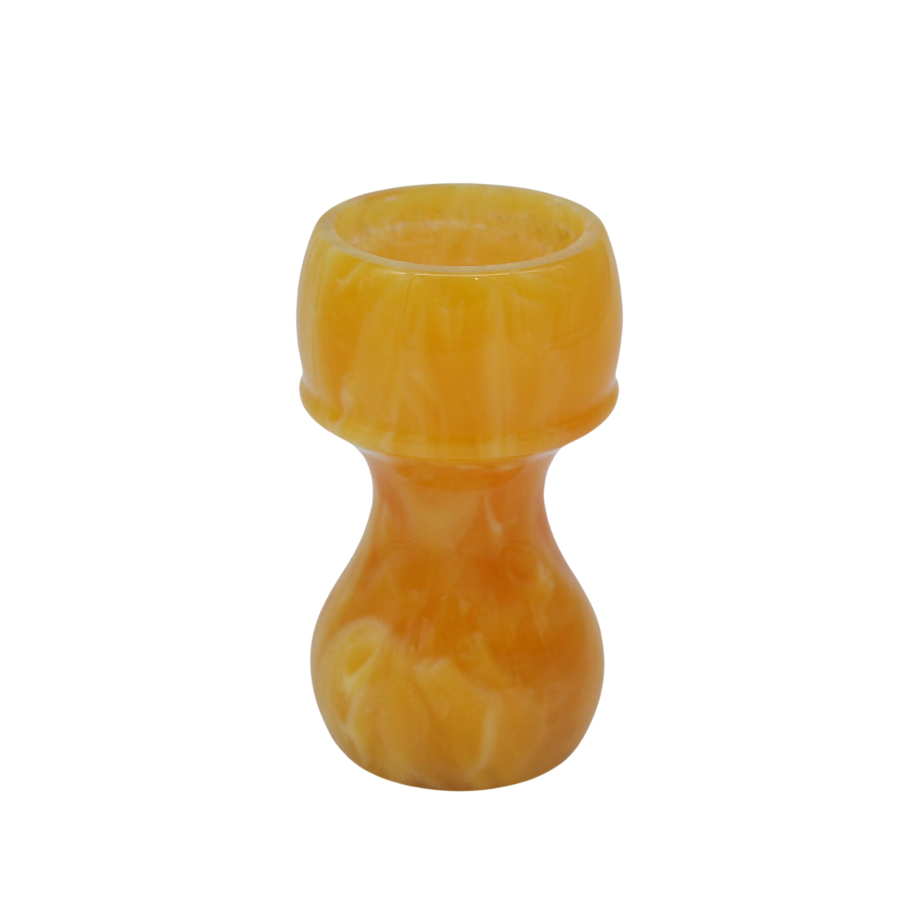 Premium Amber Handcrafted Shaving Brush Handle for Wet Shaving - Fits 24mm & 26mm Knots - Perfect for Traditional Barber Shaving & Luxury Grooming Gifts