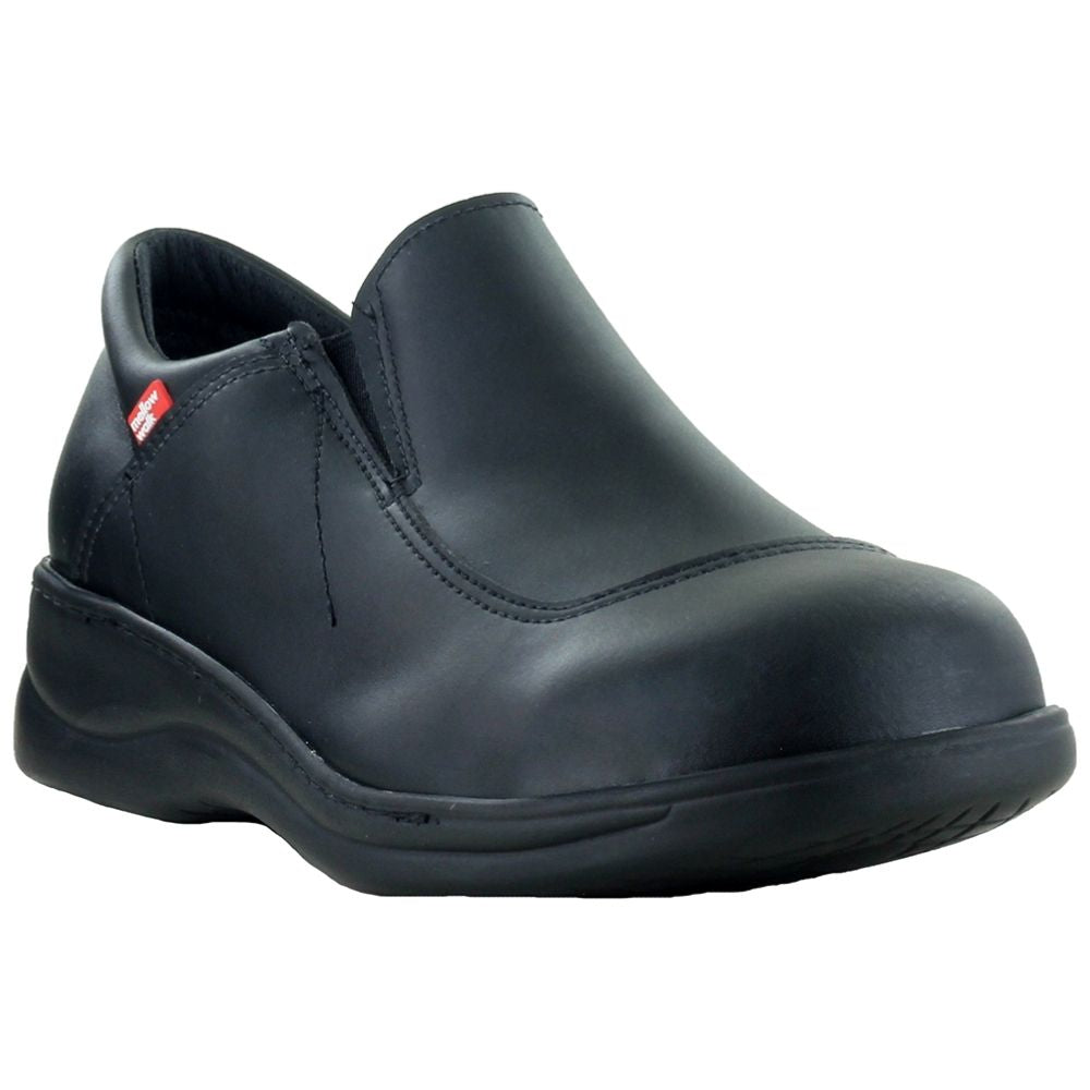 Mellow Walk Jamie 1444 Women's Steel Toe Slip On Shoes - Lightweight Safety Work Shoes for Women - Perfect for Construction, Warehouse & Industrial Workplaces