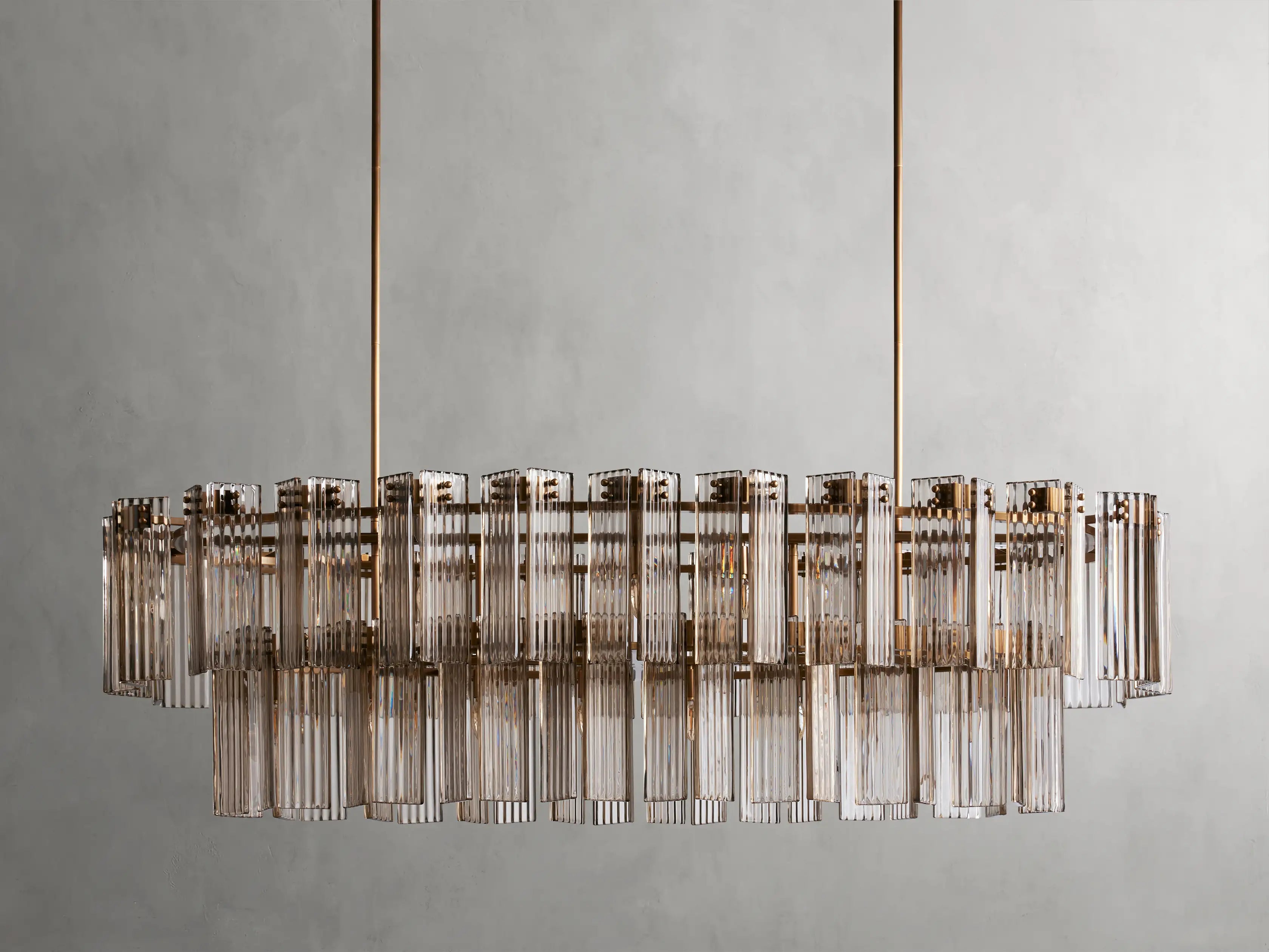 Delsie Oval Crystal Chandelier - 51