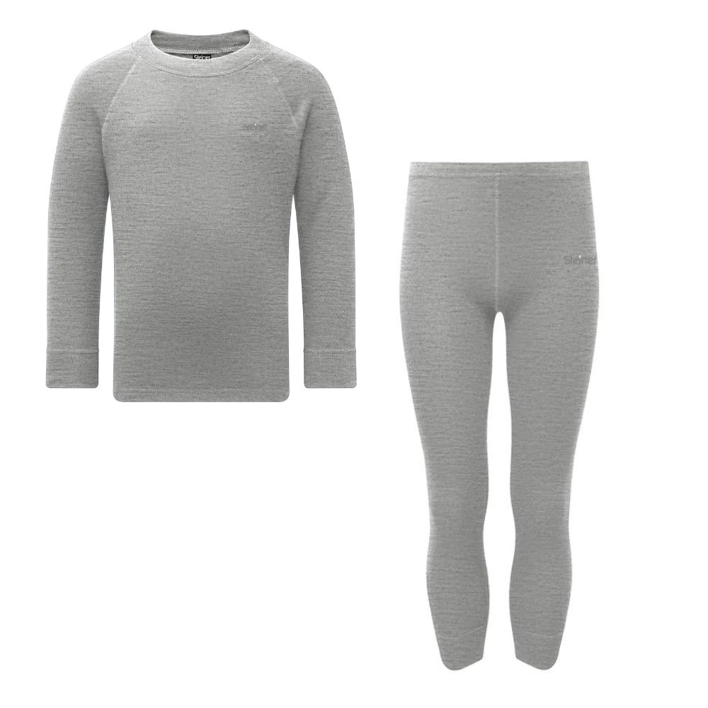 Steiner Kids Soft Tec Base Layer Set - Warm Thermal Underwear for Boys & Girls - Perfect for Winter, Skiing & Outdoor Activities