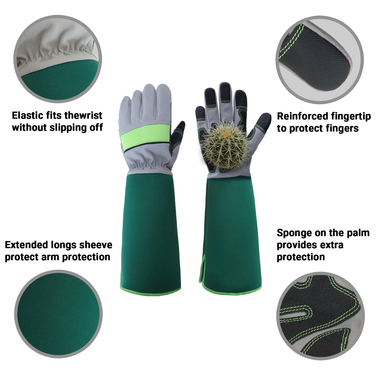 Professional Thorn Proof Gardening Gloves for Rose Pruning - Durable & Comfortable for Gardening, Landscaping, and Outdoor Work