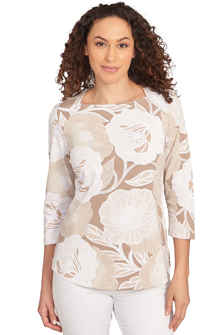 Prints Charming Women's Chino Envelope Neck Blouse - Elegant Casual Top for Work, Date Night & Spring Outfits
