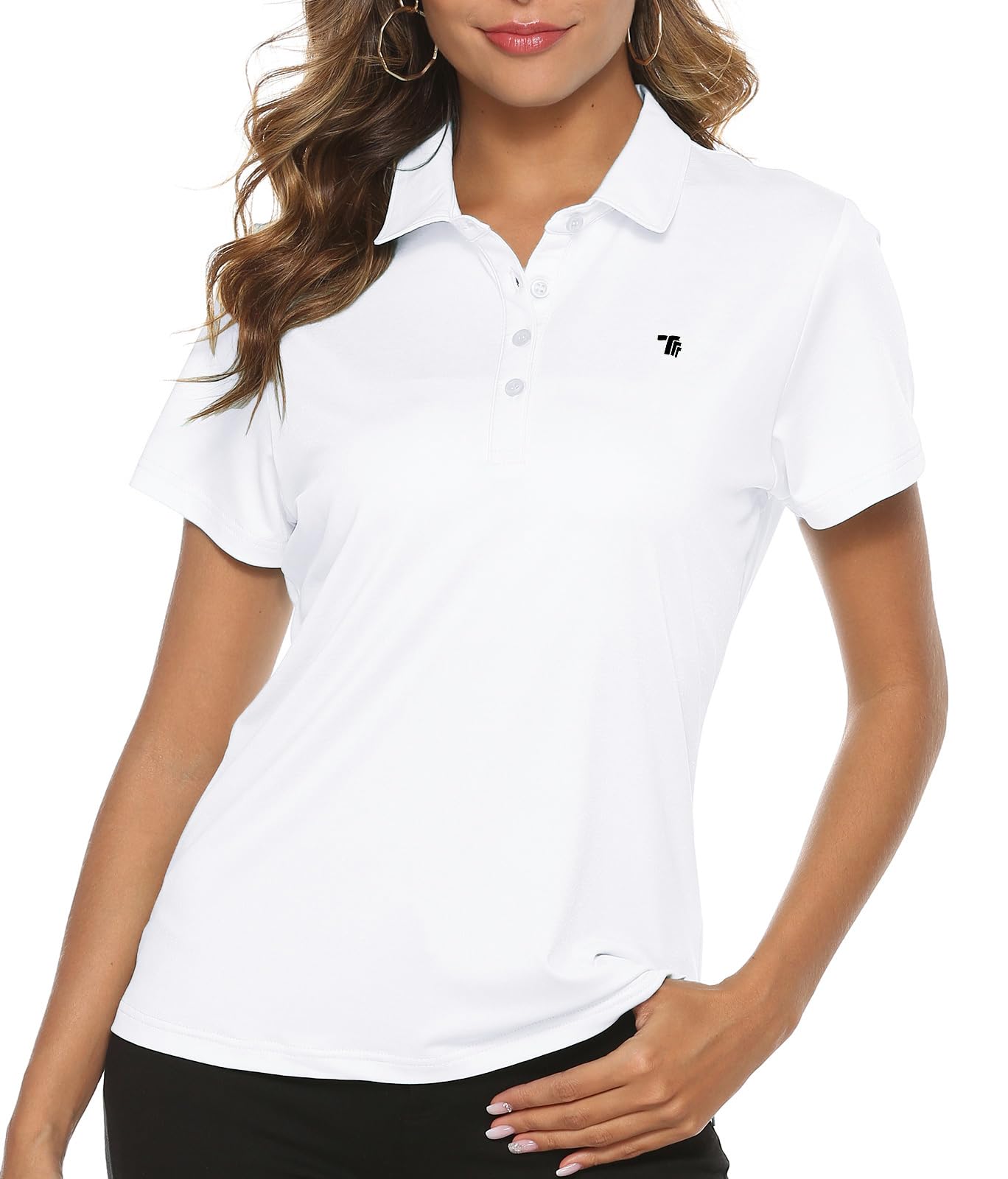 Women's Moisture Wicking Golf Polo Shirts - Breathable Short Sleeve Ladies Golf Tops for Comfort & Performance on the Course | Perfect for Golf Tournaments & Summer Outdoor Sports