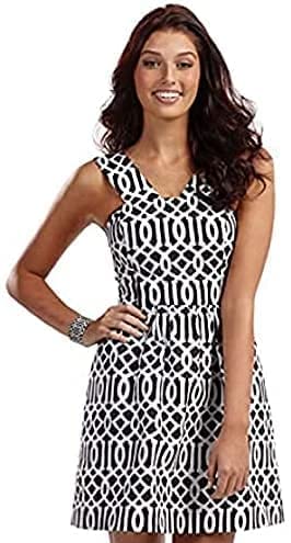 Mud Pie Women's Charlotte Dress - Black Floral Summer Maxi Dress for Casual Outings, Beach Vacations & Date Nights