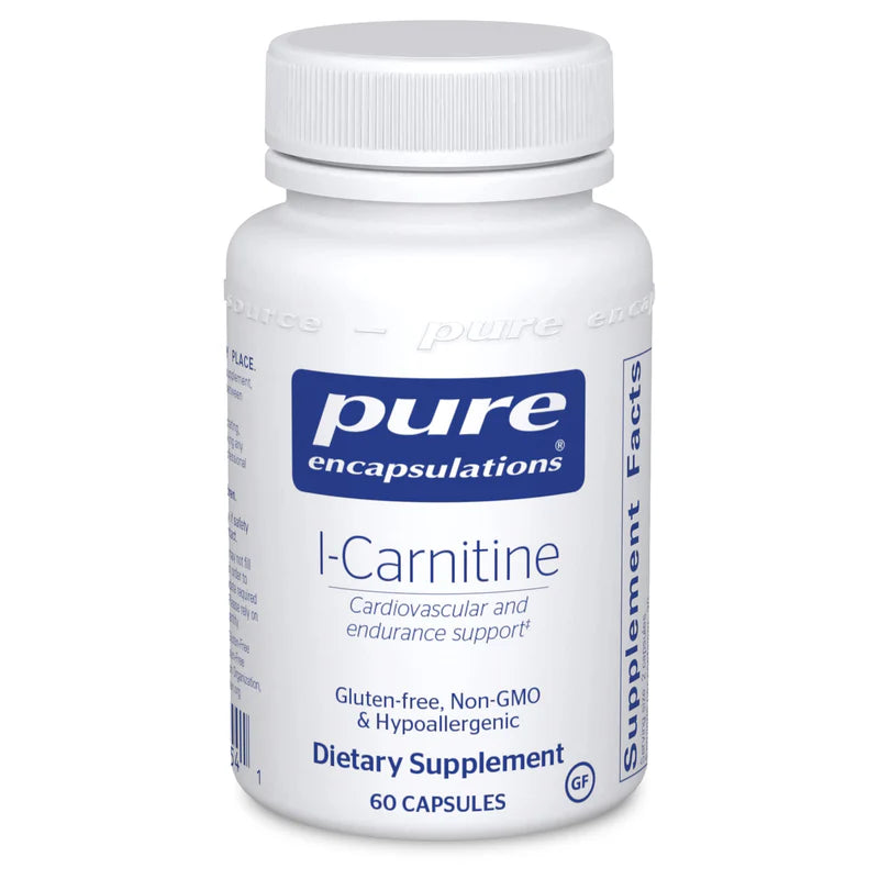 Pure Encapsulations L-Carnitine Supplement 500mg | Supports Energy Metabolism & Fat Burning | 60 Vegetarian Capsules | for Weight Management & Athletic Performance